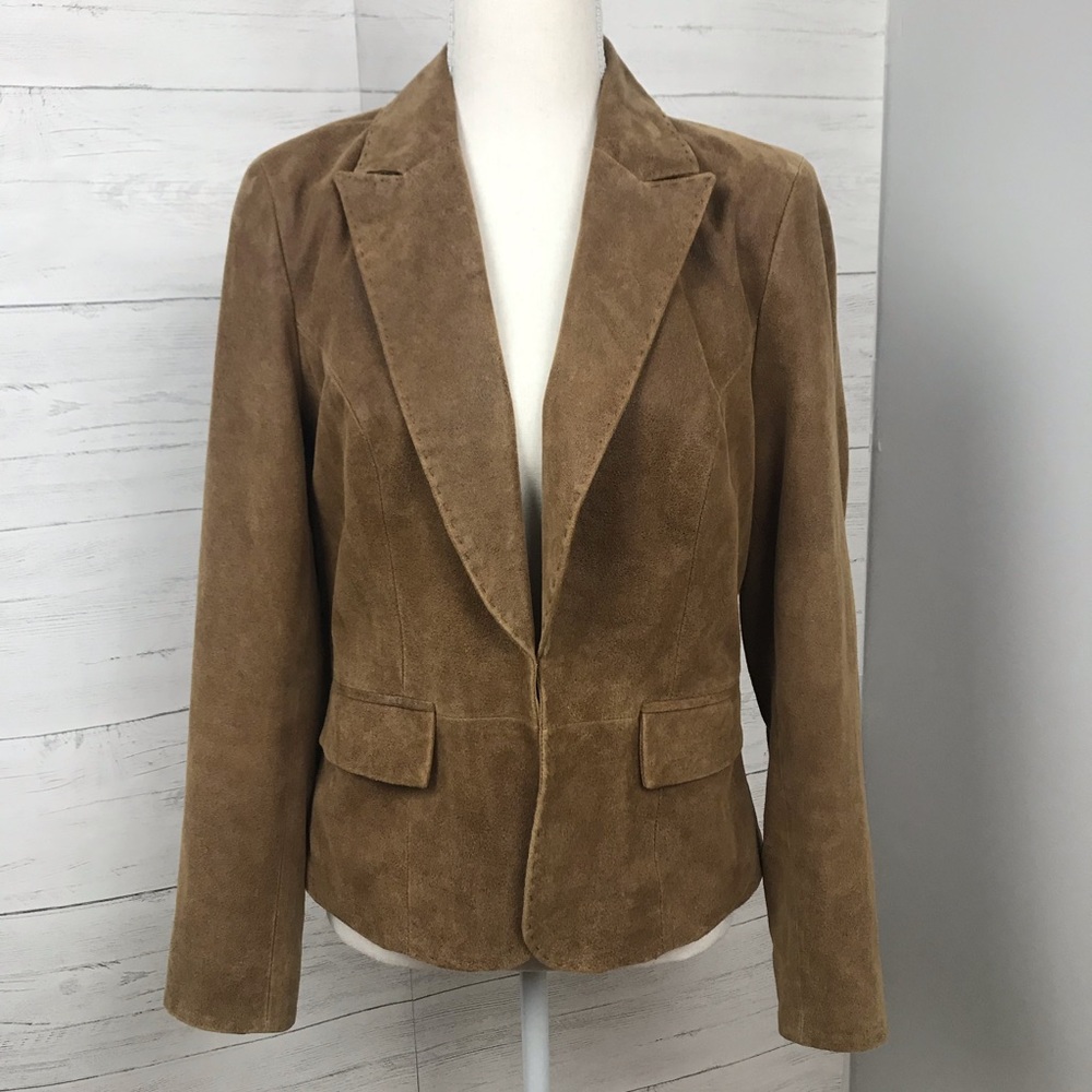 INC INTERNATIONAL CONCEPTS LEATHER JACKET
